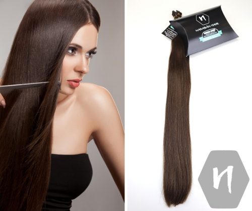 Vágott emberi haj (feldolgozatlan) magyar póthaj 60cm 76 gramm