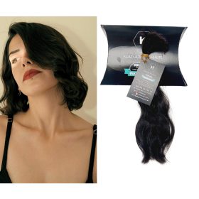   Vágott emberi haj (feldolgozatlan) magyar póthaj 25 cm 26 gramm