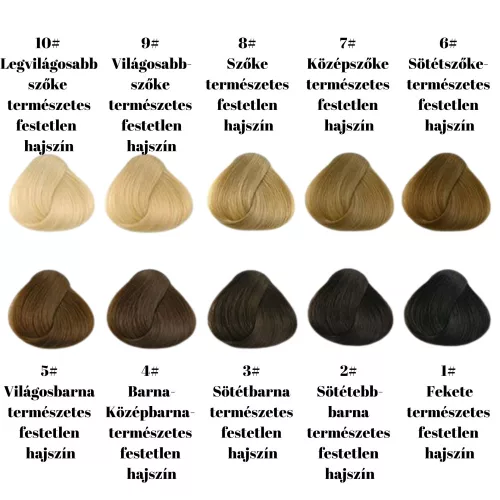 Vágott emberi haj (feldolgozatlan) póthaj 60 cm 98 gramm