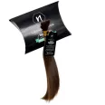N1-12 egyenes világosbarna–sötétszőke magyar póthaj a Nadabán Hair dobozán (25–28 cm, 36 g)