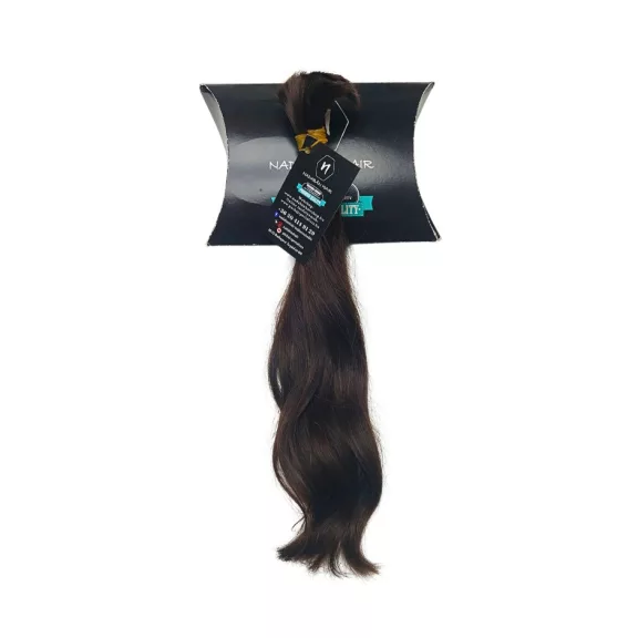 Festetlen magyar póthaj · 37 cm · 56 g · barna (2) · hullámos