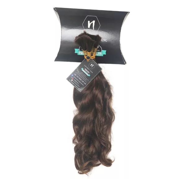 Festetlen magyar póthaj · 26–28 + 33 cm · 90 g · barna (5) · göndör