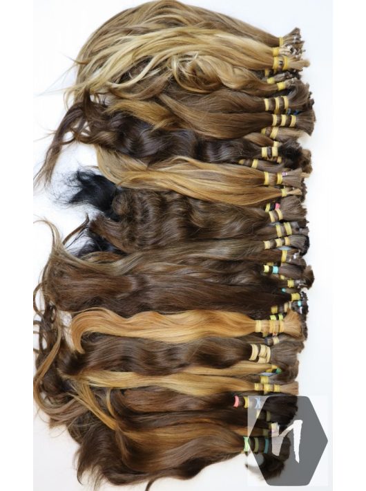 Gyakorló póthaj, vágott emberi haj (feldolgozatlan) magyar póthaj 25-30cm 