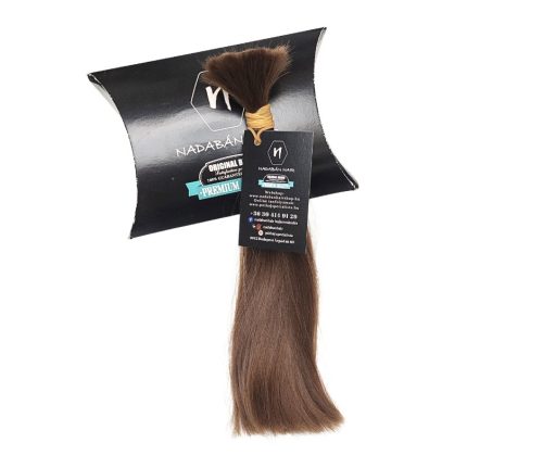 Vágott emberi haj (feldolgozatlan) magyar póthaj 28-29 cm 64 gramm