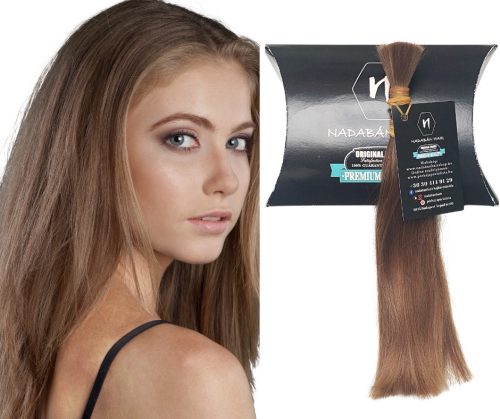 Vágott emberi haj (feldolgozatlan) magyar póthaj 27-28 cm 34 gramm