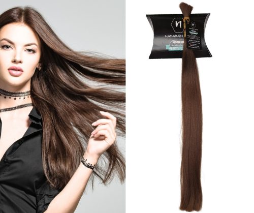 Vágott emberi haj (feldolgozatlan) magyar póthaj 60 cm 68 gramm