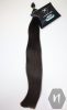 Vágott emberi feldolgozatlan haj, sötétbarna póthaj 60-70 cm 122 gramm