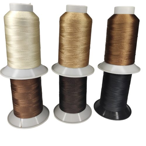 Bőrvarró cérna tresszeléshez sötétszőke 1000m