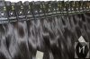 Vágott emberi feldolgozott haj, sötétbarna póthaj 50 cm (mikrogyűrűzéshez és mikrohüvelyhez - I alakú tincs) (10 gramm)