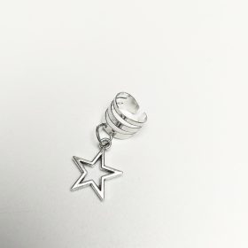 Hajdísz-hajékszer csillag alak ezüst 1db