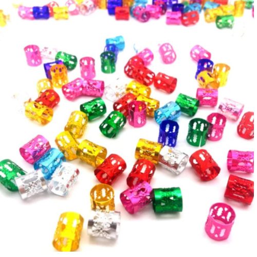 Hajdísz-hajékszer henger forma kék színben 5db