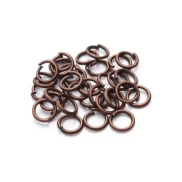   Hajdísz-hajékszer karika forma bronz színben 10mm átmérőben