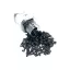 Mikrohüvely 6mm perem nélkül 1# fekete szilikonmentes (1000 db)