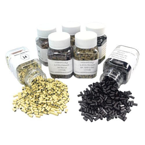 Mikrohüvely perem nélkül 6mm 5# barna szilikonmentes (1000 db)