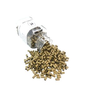 Mikrohüvely perem nélkül 8# sötétszőke szilikonmentes (1000 db)