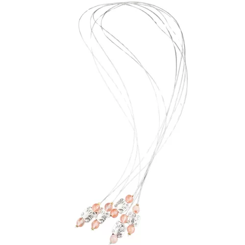 Nano hurok (30cm) cseresznyekvarc ásvánnyal