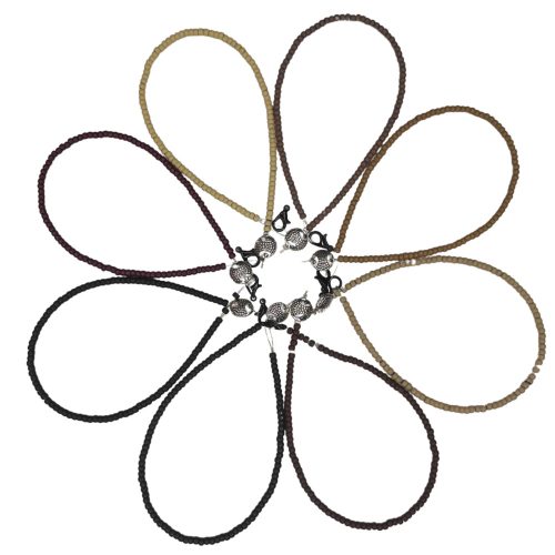 Nano hurokra előfűzött szilikonos nano gyűrű 1# fekete (100db)