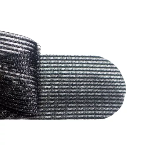 Szeparátor, tépőzáras hajleválasztó lap fekete színben