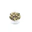 Szilikonos mikrohüvely perem nélkül 8# középszőke 100db 4mm