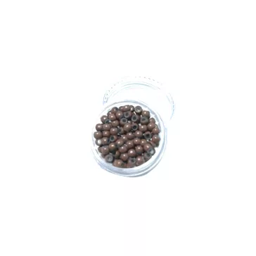   Szilikonos nano gyűrű 11# világosbarna (100db), 1.6 mm-es belső átmérővel