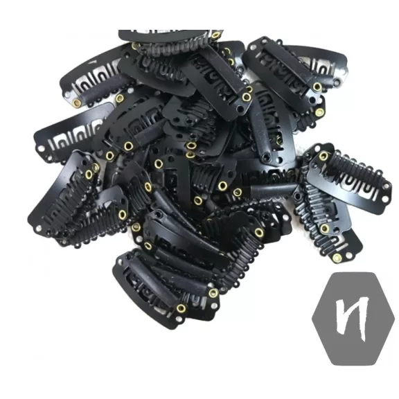 Tressz csat fekete színben 28mm Tressz csat fekete színben 28mm