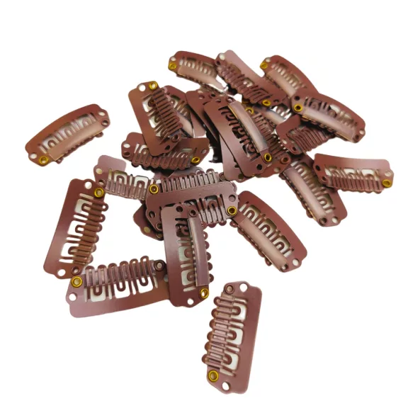 Tressz csat középbarna színben 28mm Tressz csat középbarna színben 28mm