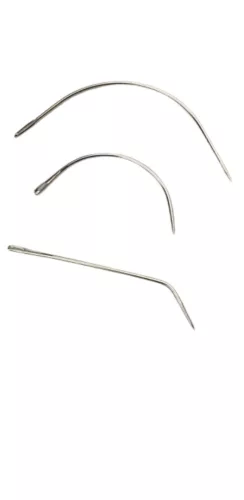 Tressz varrótű C alak 6cm 1 db